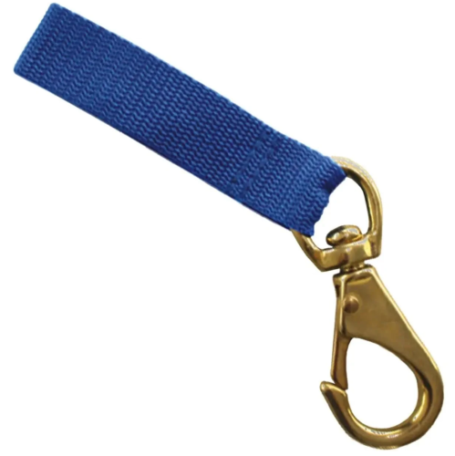 Brass Snap Clip with Strap